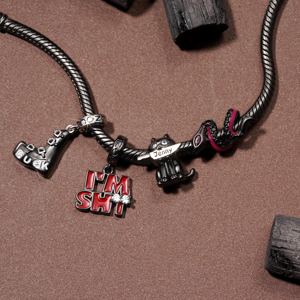 Gnoce Black Cat Engravable Knife Charm_4
