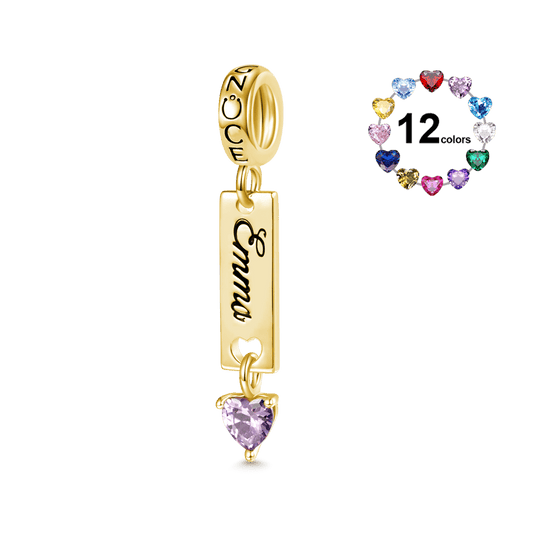 Gnoce Bar Birthstone Charm_1