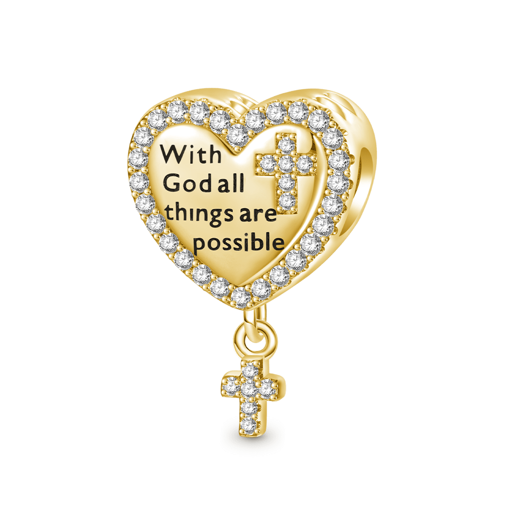 Gnoce 18k Gold Plated Double-Sided Devotion Heart Charm_1