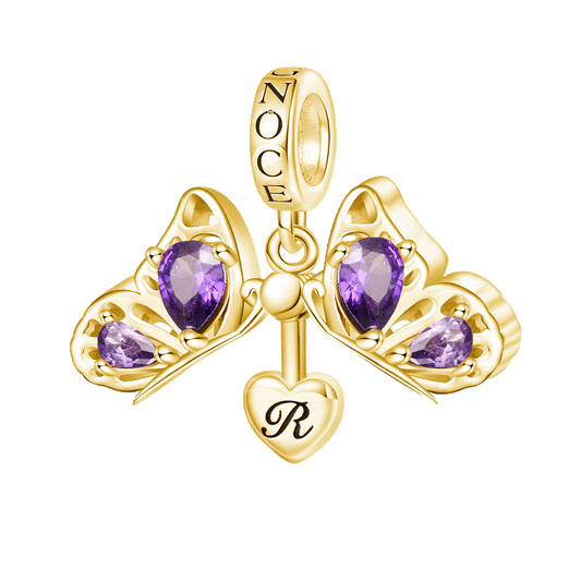 Gnoce Openable Purple Butterfly Charm_1
