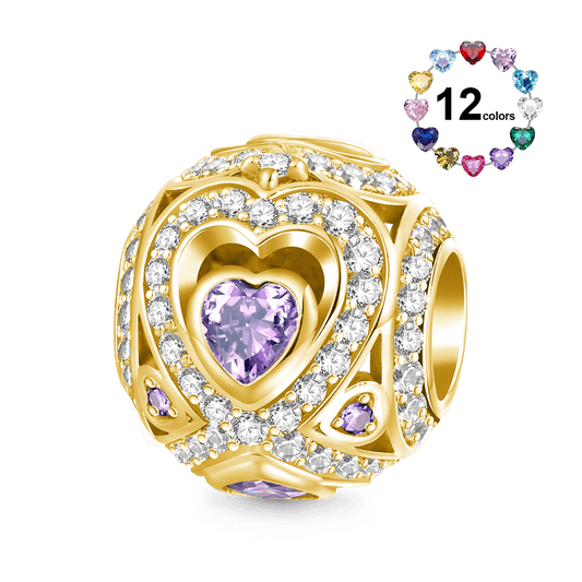 Gnoce Infinite Love Birthstone Charm_1