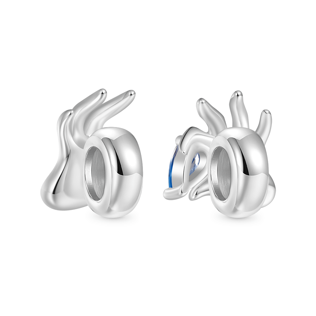 Gnoce Hands with Love Birthstone Charm Platinum-plated Silver Blend_3