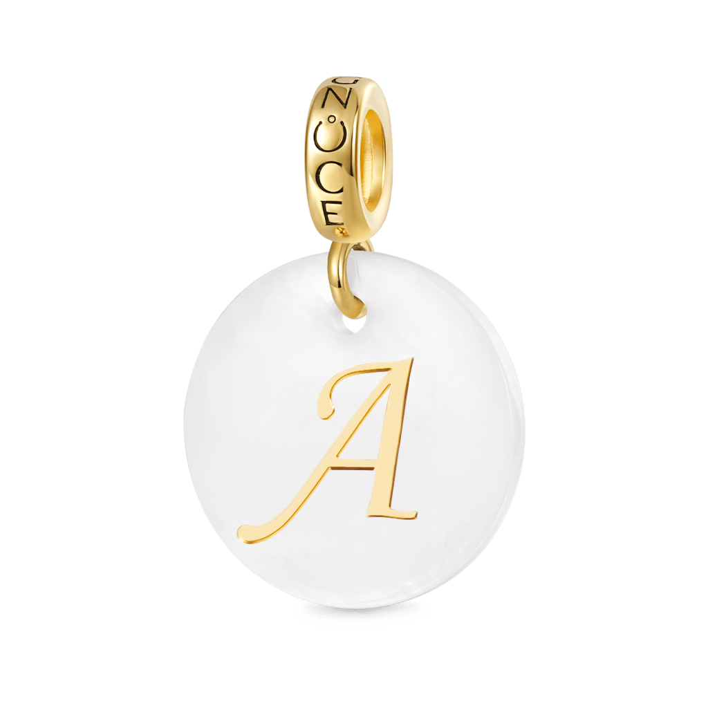 Gnoce Freshwater Shell 26 Letters Charm_1