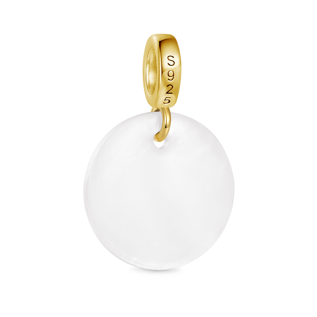 Gnoce Freshwater Shell 26 Letters Charm_2