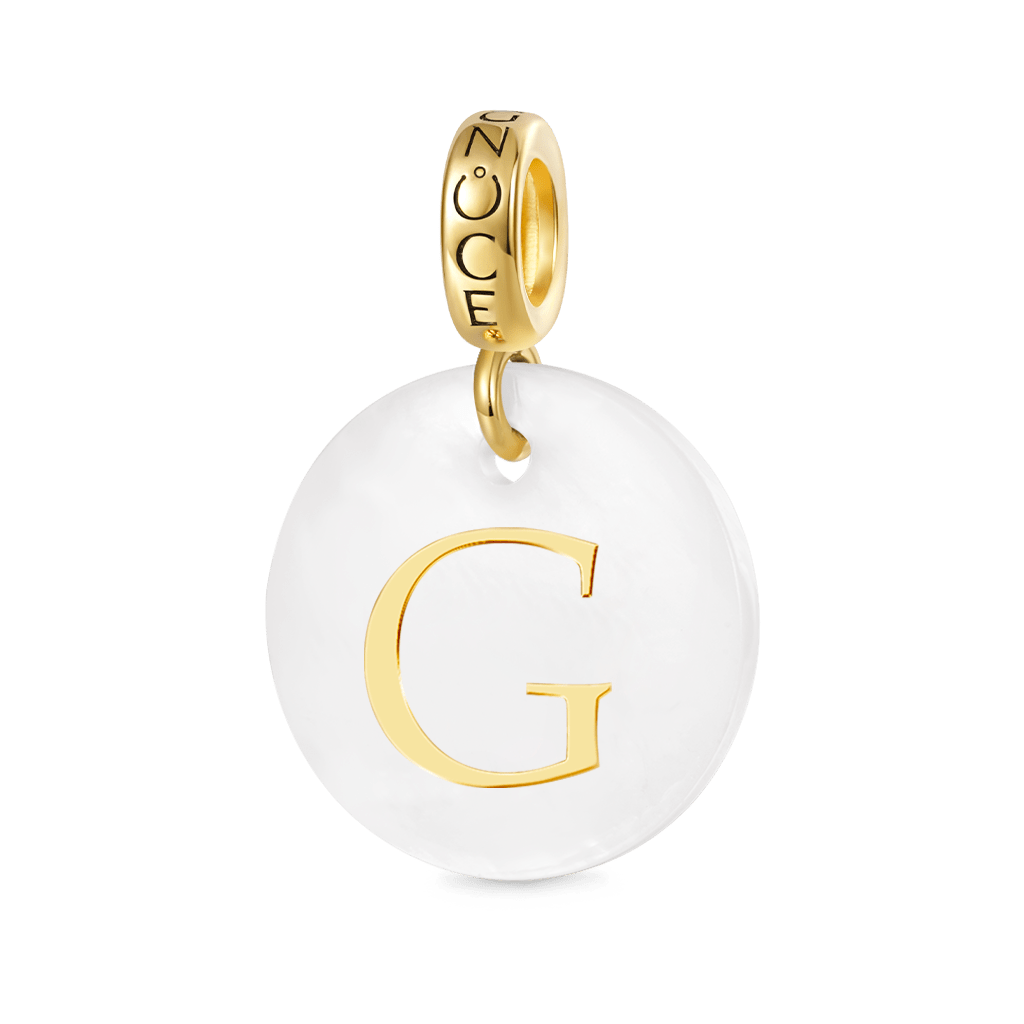 Gnoce Freshwater Shell 26 Letters Charm_3