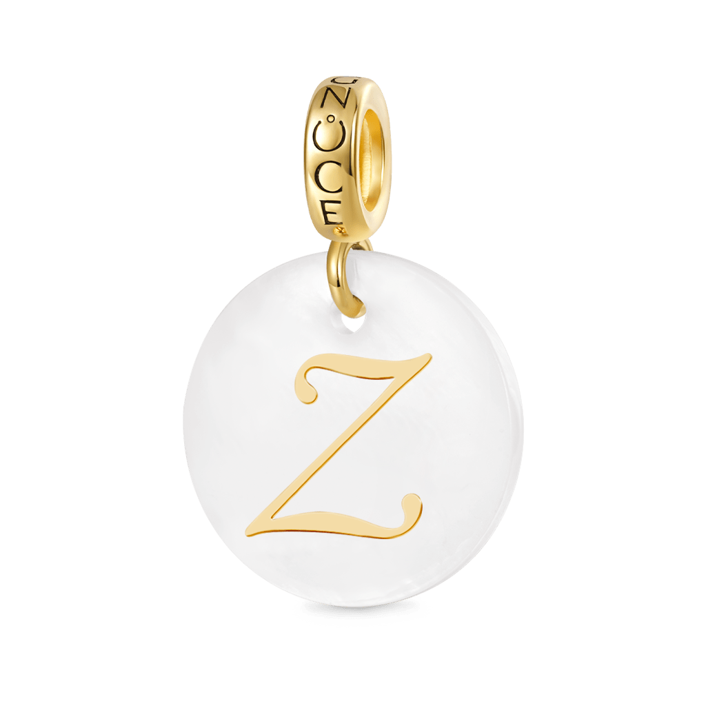 Gnoce Freshwater Shell 26 Letters Charm_4