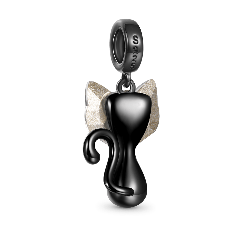 Gnoce Mystic Crystal Black Cat Charm_2