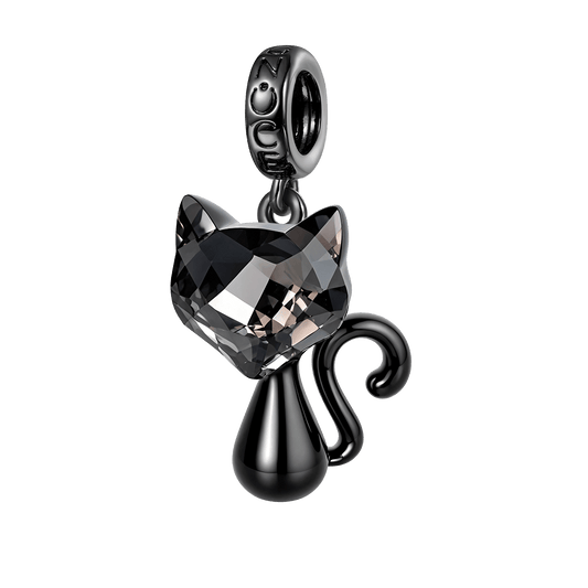 Gnoce Mystic Crystal Black Cat Charm_1