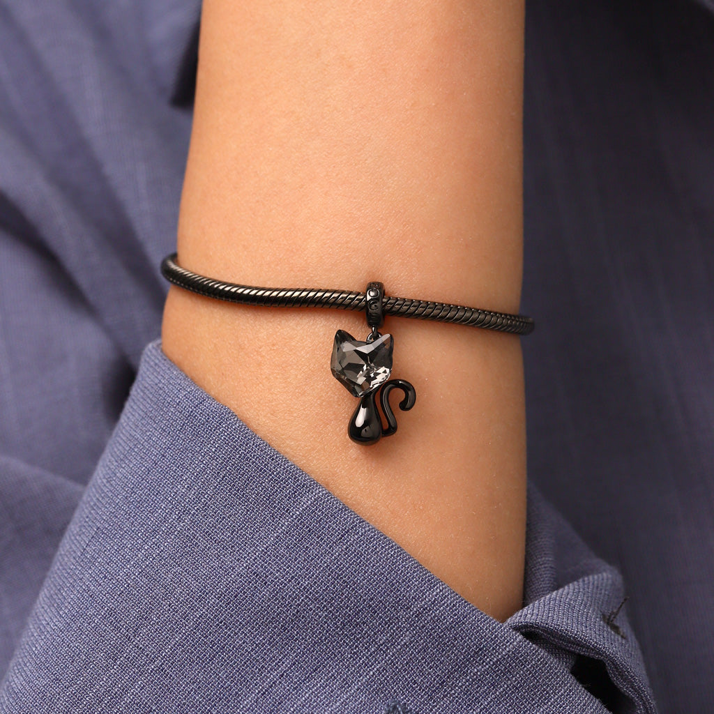 Gnoce Mystic Crystal Black Cat Charm_6