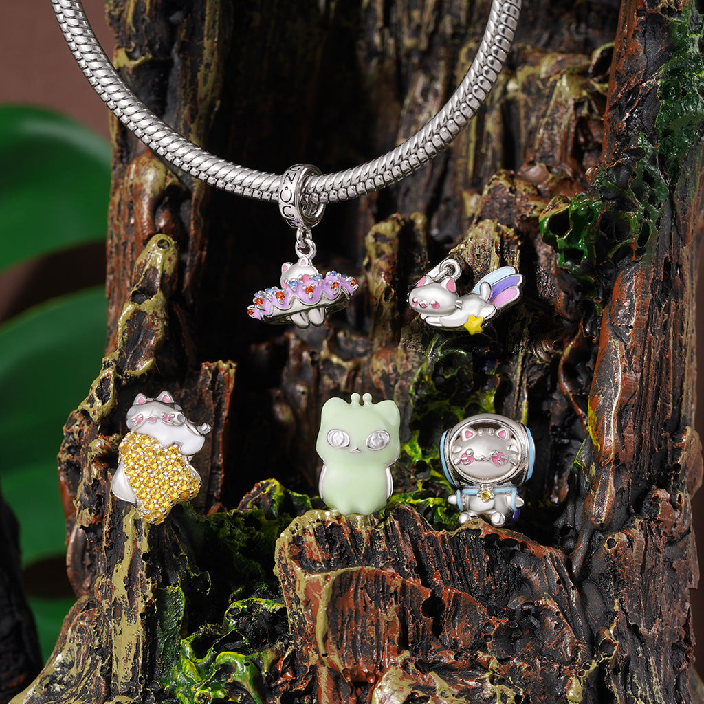 Gnoce Comet Cat Chuu Pendant Dangle Charm_3