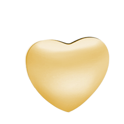 Gnoce 18k Gold Plated "Always in My Heart "Heart Engravable Photo Charm_5