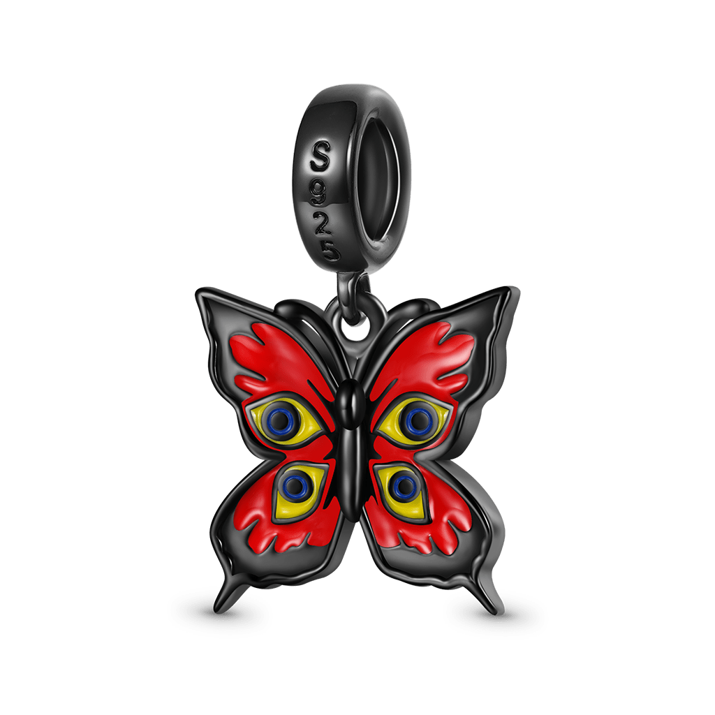 Gnoce Little Goody Two Shoes Red Walpurga Butterfly Charm_2