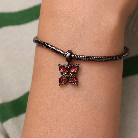 Gnoce Little Goody Two Shoes Red Walpurga Butterfly Charm_5