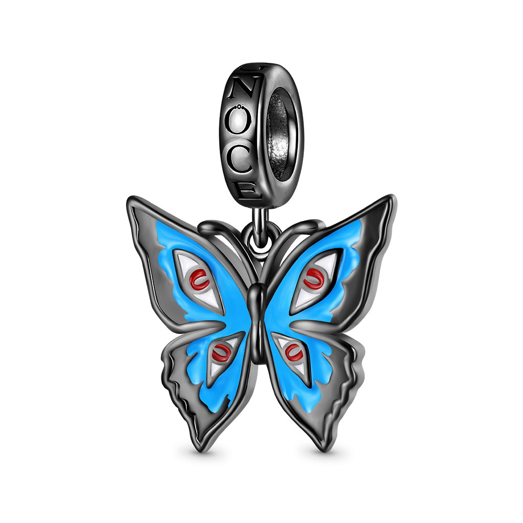 Gnoce Little Goody Two Shoes Blue Walpurga Butterfly Charm_1