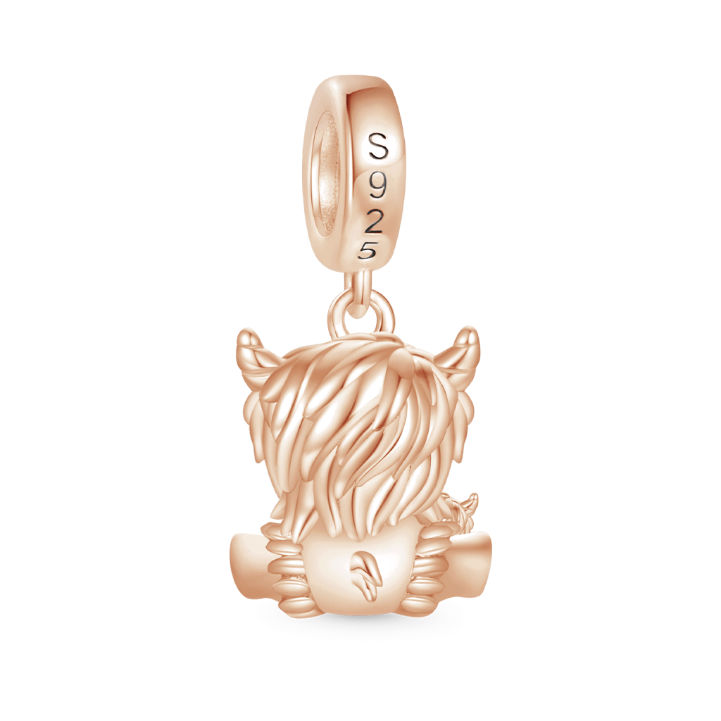 Gnoce Highland Cow Mother Child Charm_2