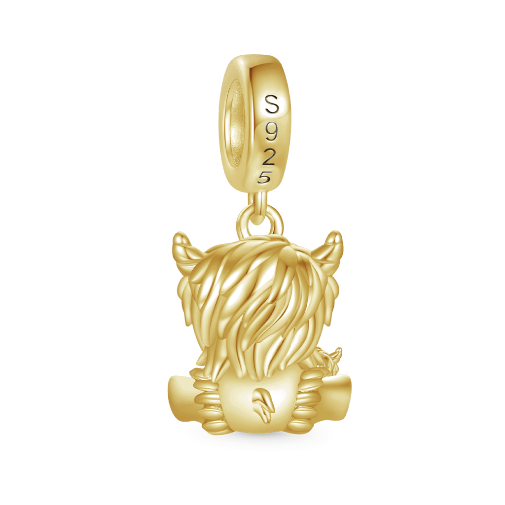 Gnoce Highland Cow Mother Child Charm_2