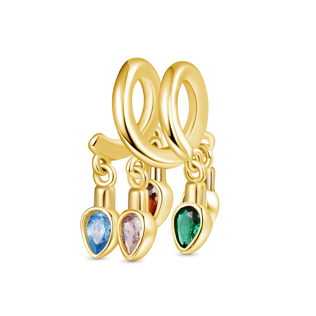 Gnoce Christmas Candle Birthstone Lights Charm_1