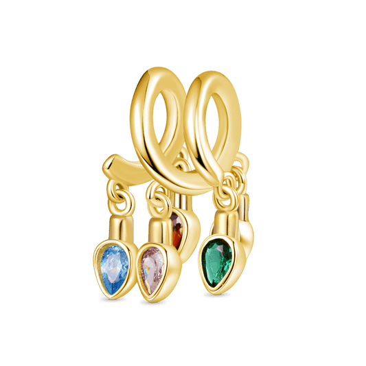 Gnoce Christmas Candle Birthstone Lights Charm_1