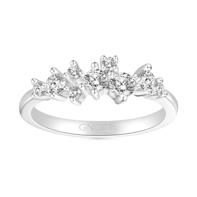 Gnoce Birthstone Diamond Cluster Ring_1