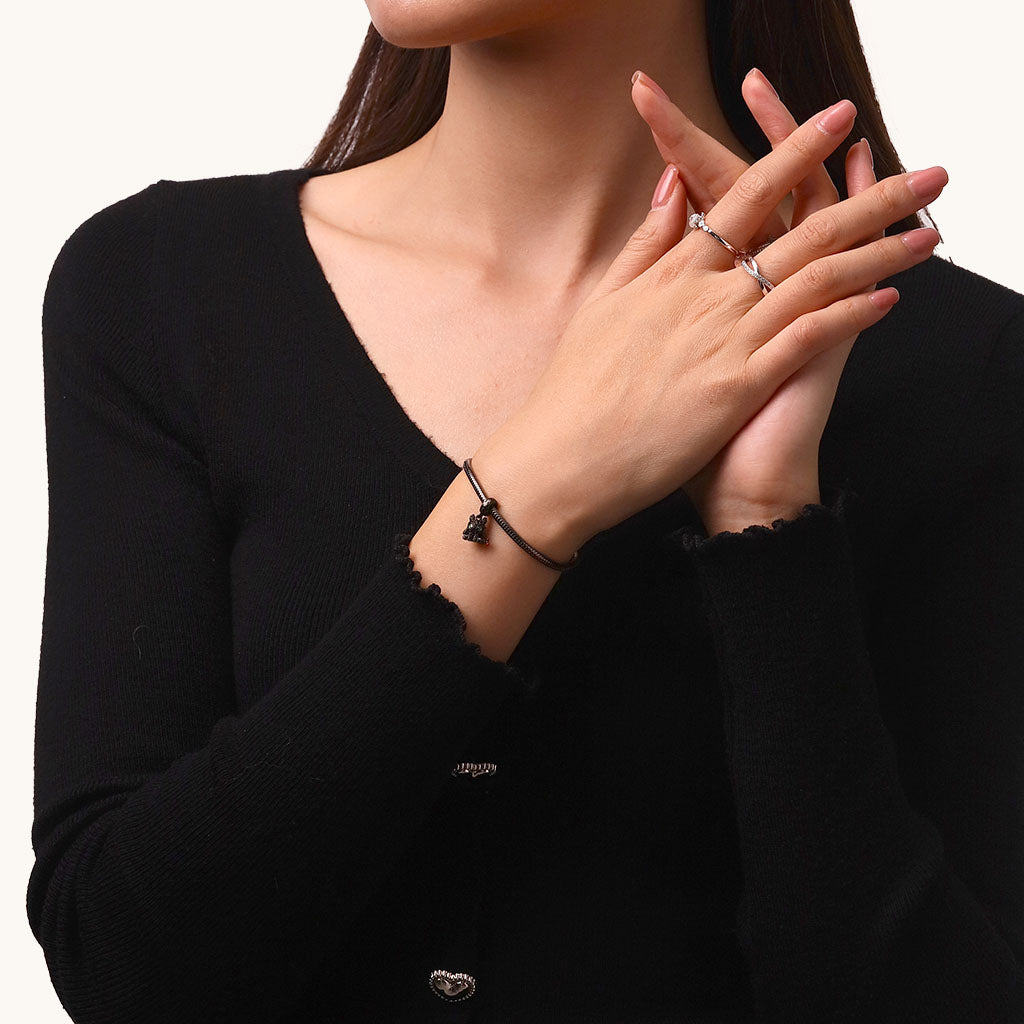 Gnoce Pave Diamond Toothless Pendant Dangle Charm_4