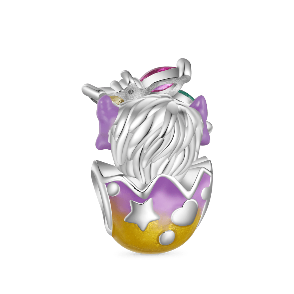 Gnoce Wreath Highland Cow Glow-in-the-Dark Easter Eggs Charm_3