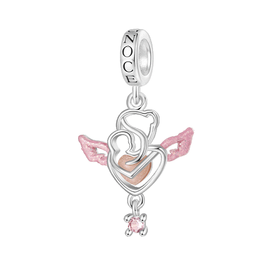 Gnoce Angel Glow-in-the-Dark Charm Platinum-plated Silver Blend_1