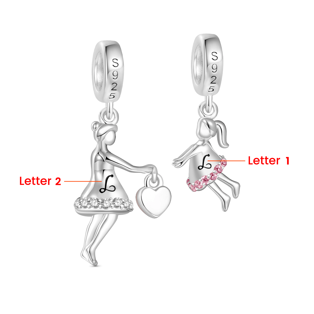 Gnoce Holding Hand Double Charm Platinum-plated Silver Blend_3