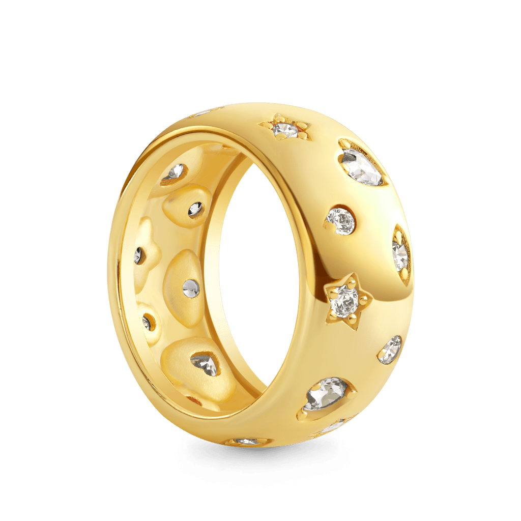 Gnoce White Topaz Mixed Shape Ring_2