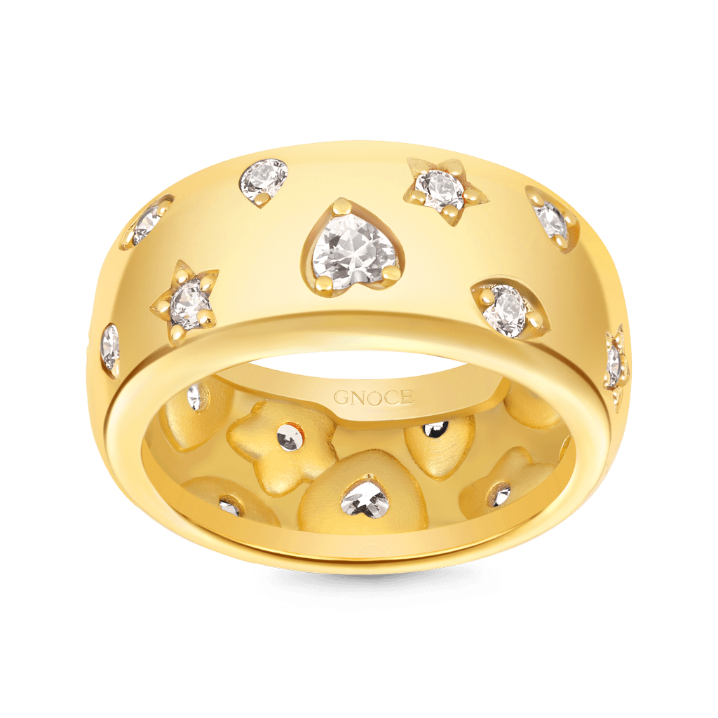 Gnoce White Topaz Mixed Shape Ring_1