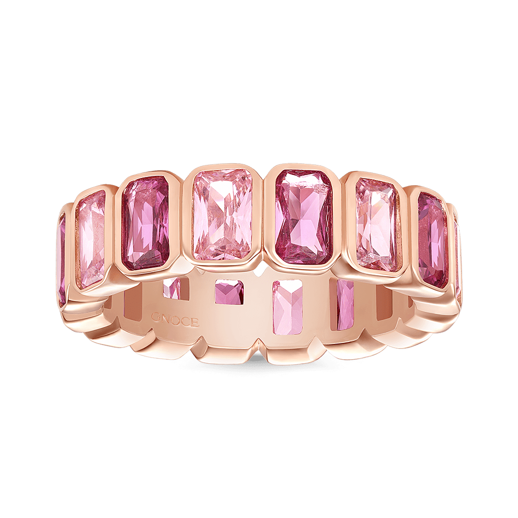 Gnoce Morganite Baguette Cut Bezel Ring_1