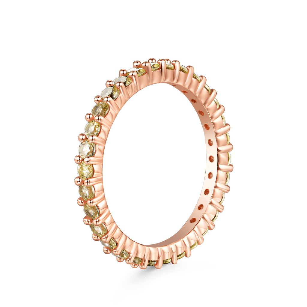 Gnoce Citrine Round-cut Statement Ring_3