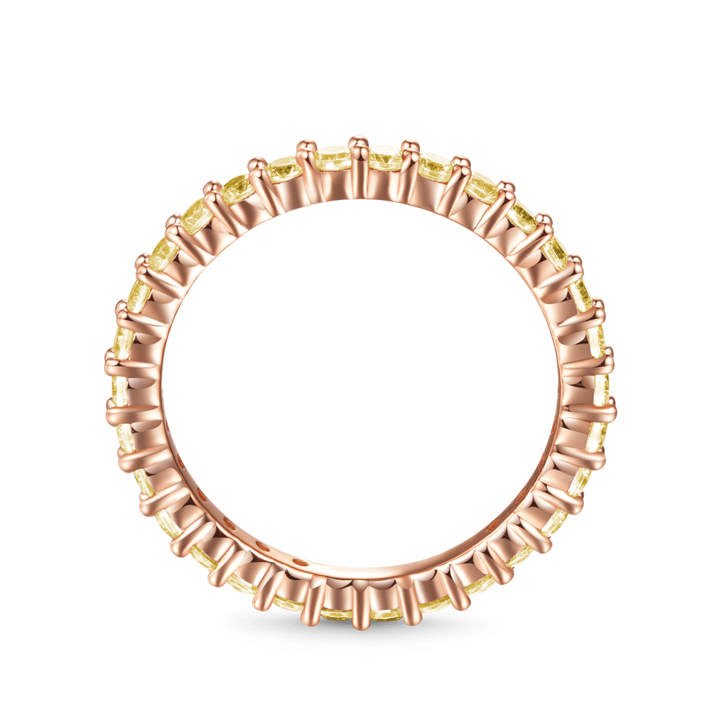 Gnoce Citrine Round-cut Statement Ring_2
