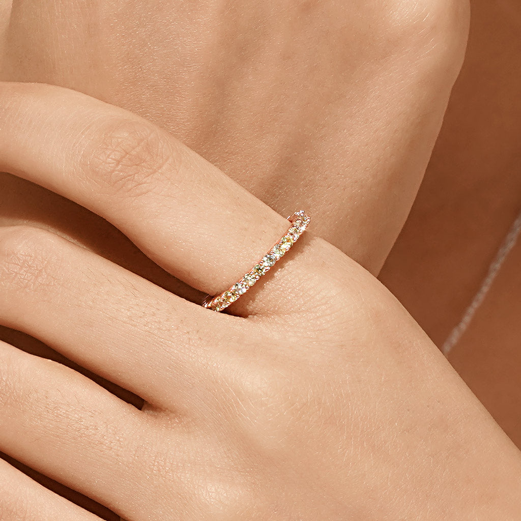 Gnoce Citrine Round-cut Statement Ring_5
