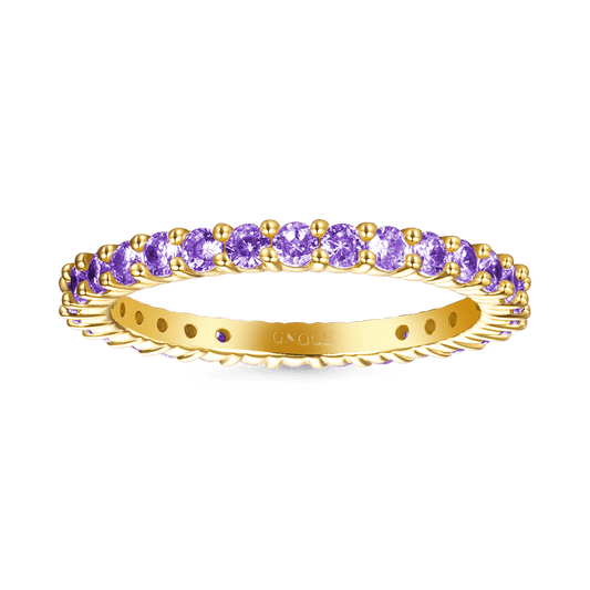 Gnoce Amethyst Round-cut Statement Ring_1