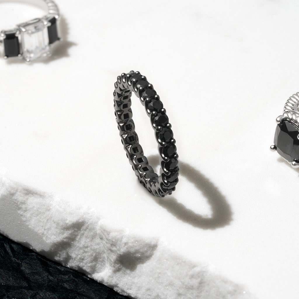 Gnoce Black Onyx Round-cut Ring_4