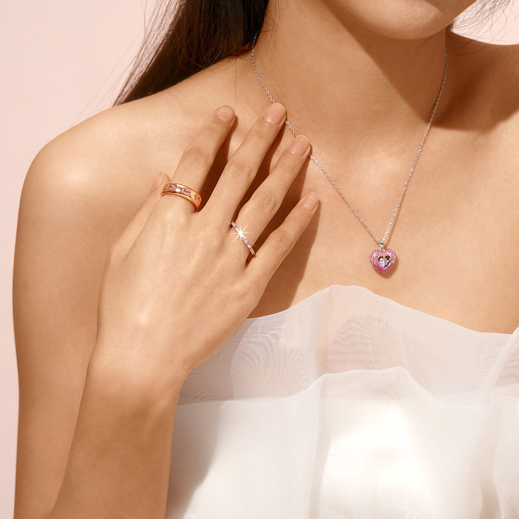 Gnoce Triple Morganite Bezel Ring_5