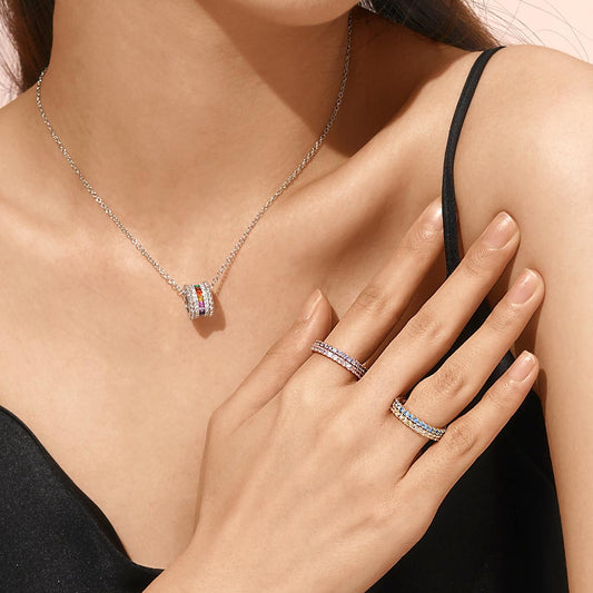 Gnoce Morganite Round-cut Statement Ring_6