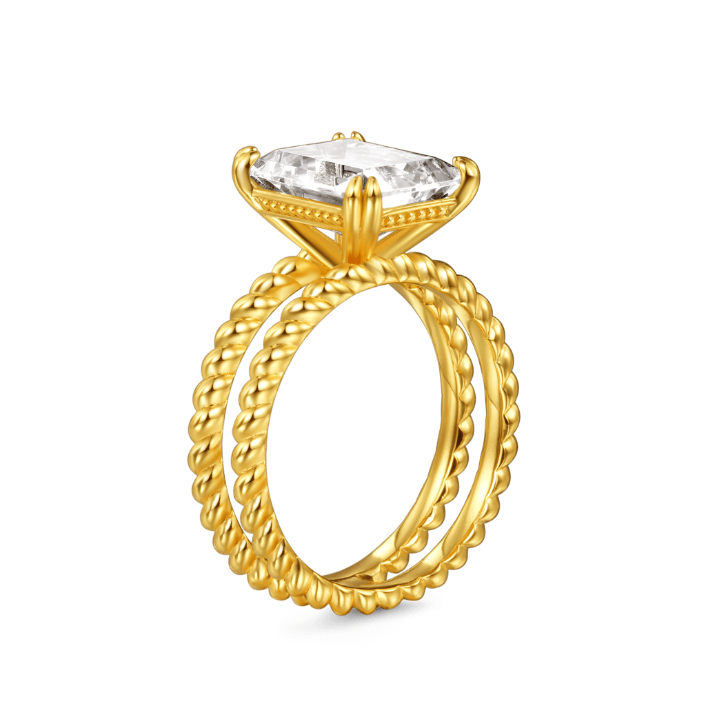 Gnoce Radiant-cut Soliatire Split Shank Ring_2