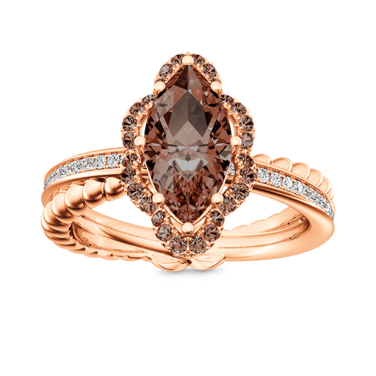 Gnoce Marquise-Cut Halo Ring_1