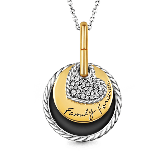 Gnoce Family Forever Pendant Necklace_1