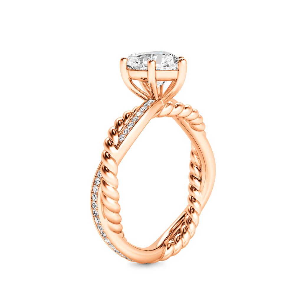 Gnoce Heart Twist Infinity Ring_4
