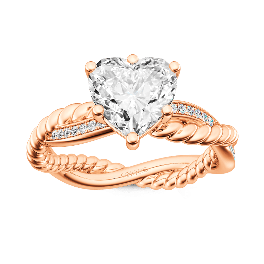 Gnoce Heart Twist Infinity Ring_1