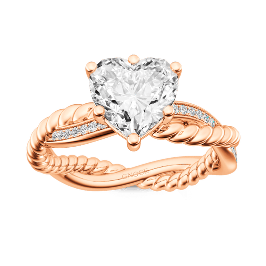 Gnoce Heart Twist Infinity Ring_1