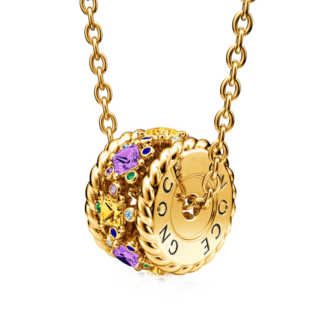 Gnoce "Sunny Day" Drum Necklace_1