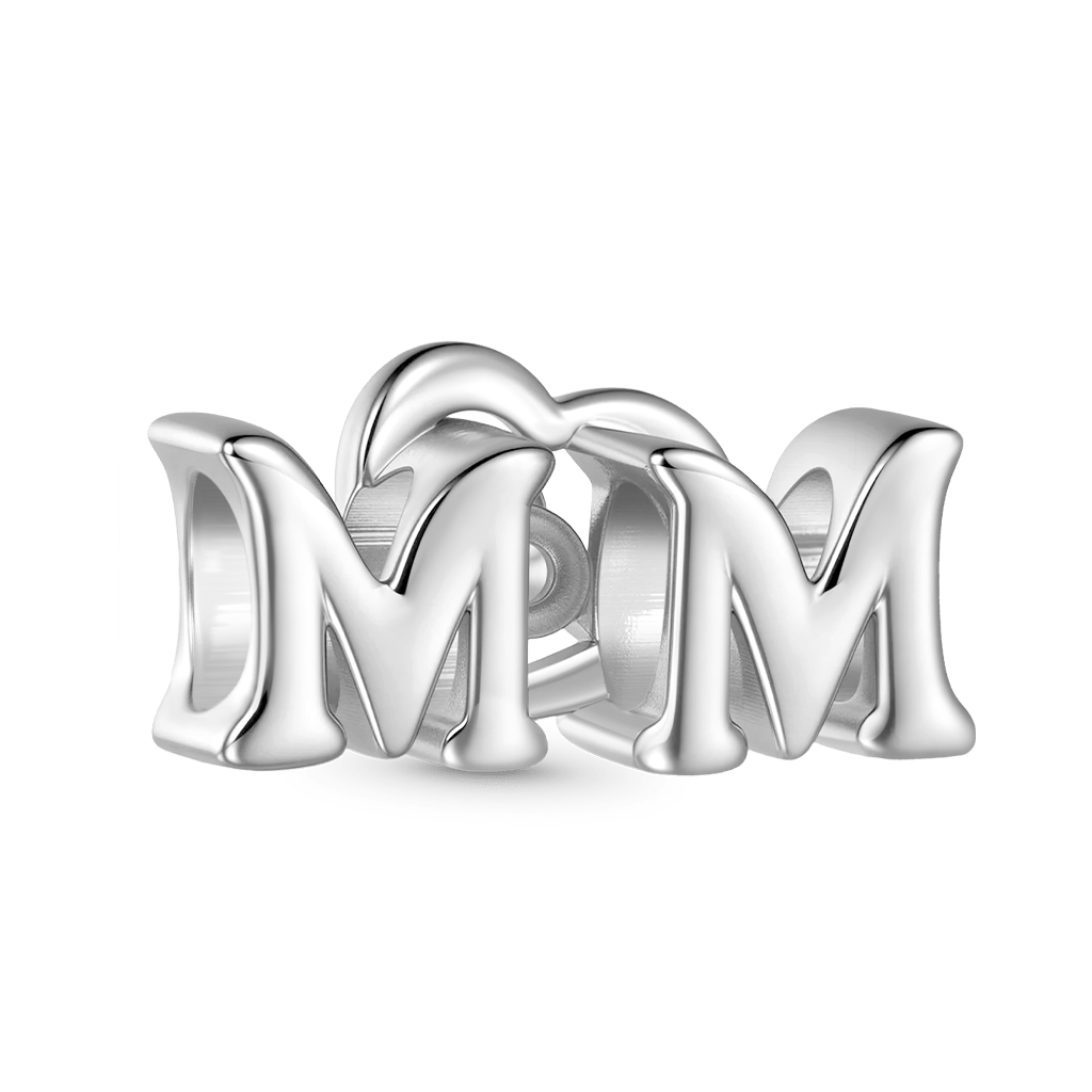 Gnoce Mother's Day Love Charm Platinum-plated Silver Blend_2