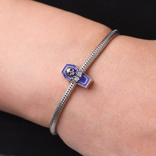 Gnoce Halloween Skull Heated Color-changing Coffin Charm_7