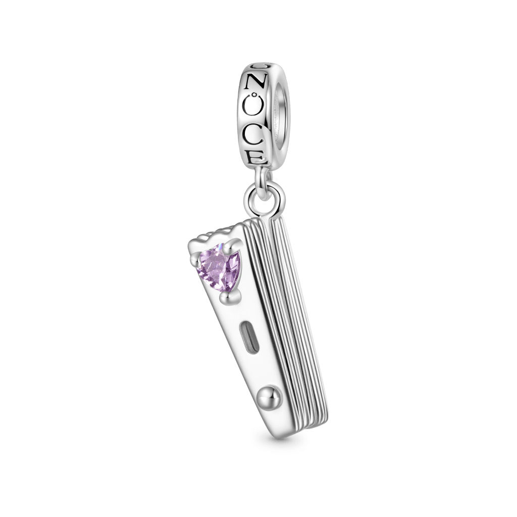 Gnoce LUCKY Openable Exquisite Fan Inlaid with Gemstone Pendant Dangle Charm_3