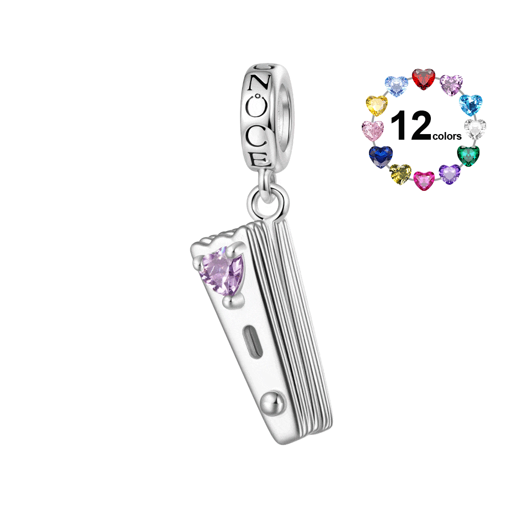 Gnoce LUCKY Openable Fan Charm Platinum-plated Silver Blend_1