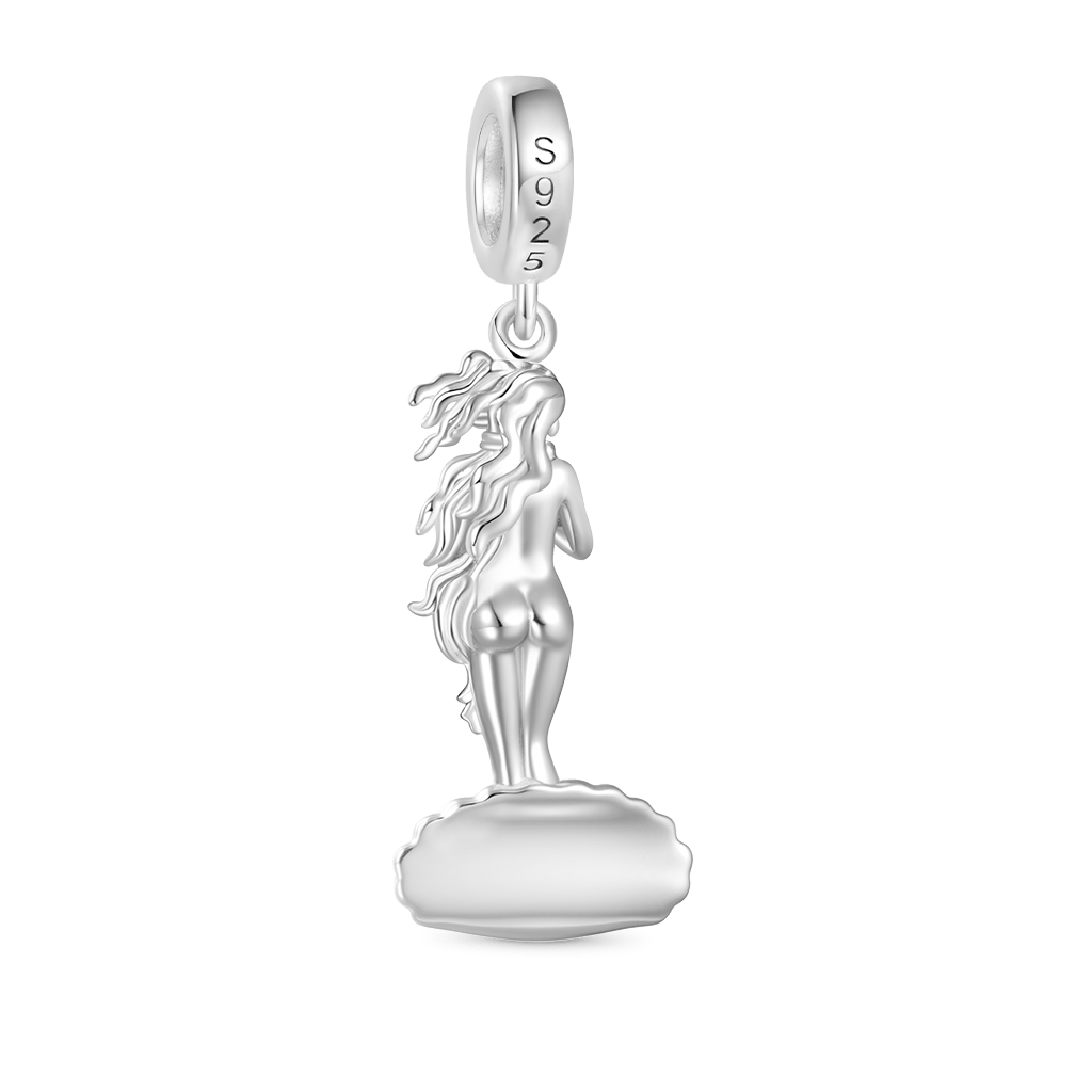 Gnoce Birth of Venus Charm Platinum-plated Silver Blend_2