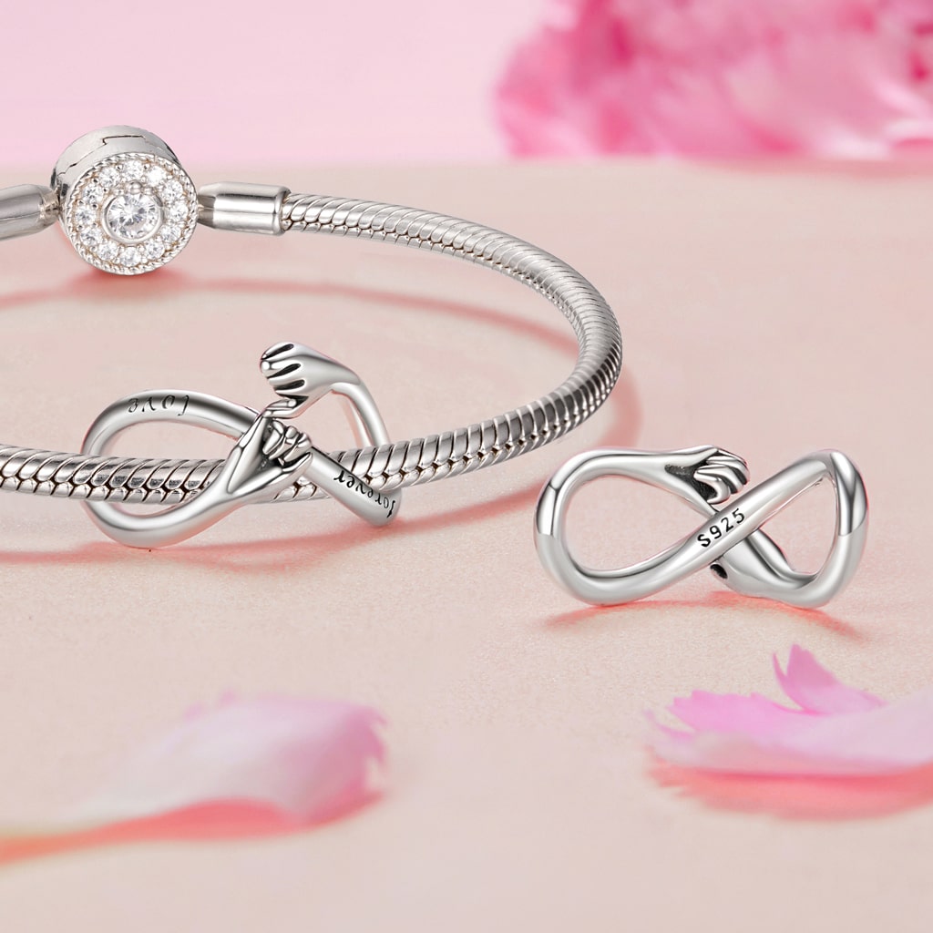 Gnoce Hold Hands Forever Love Charm_3